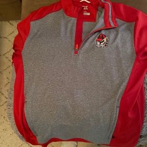 UGA Cutter and buck pullover like new